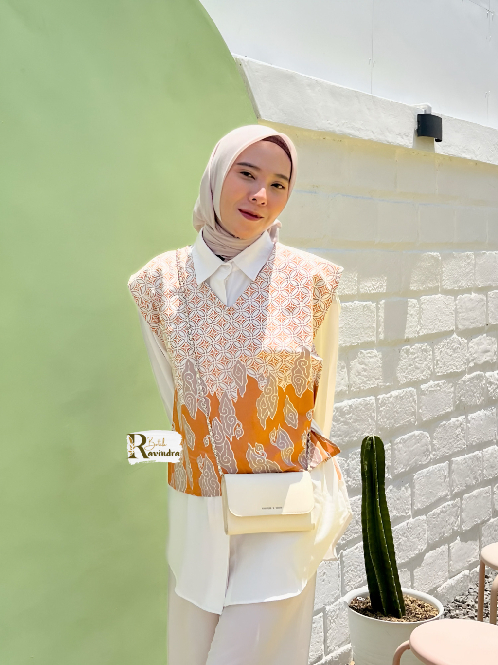 Jual Outer Batik Vest Rompi Batik Kawung | Shopee Indonesia