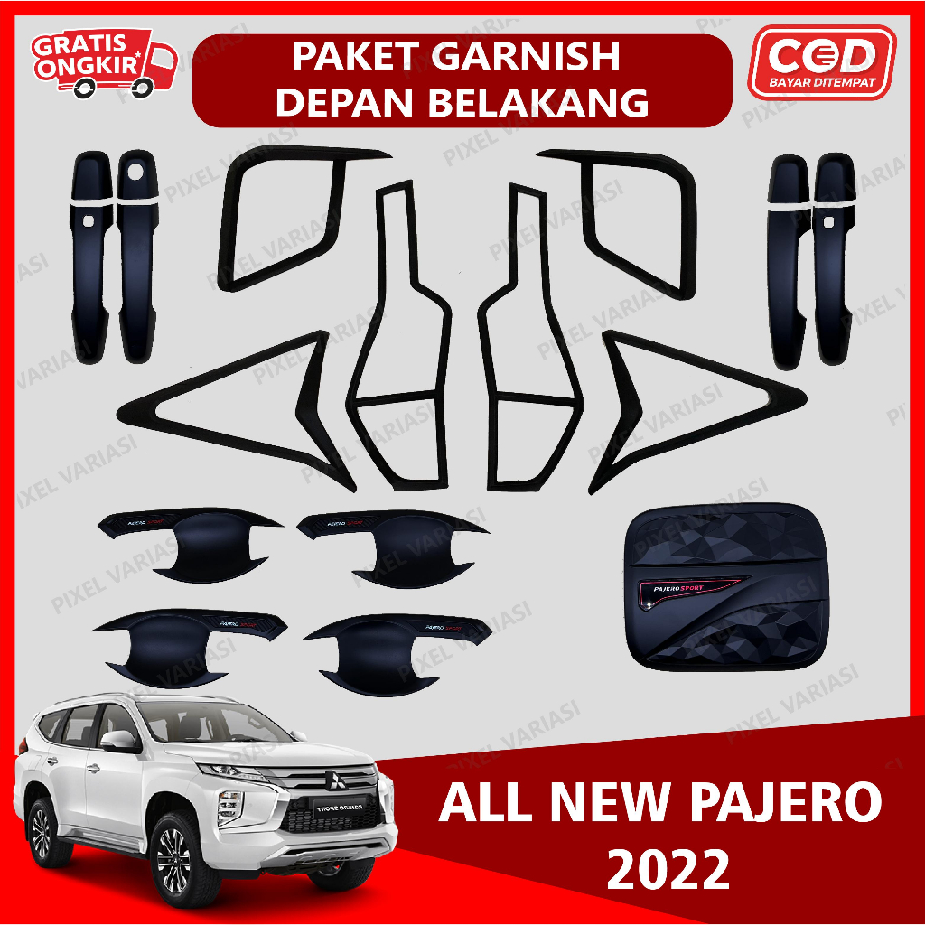 Jual Paket Garnish Outer Handle T Cover Pajero Shopee Indonesia