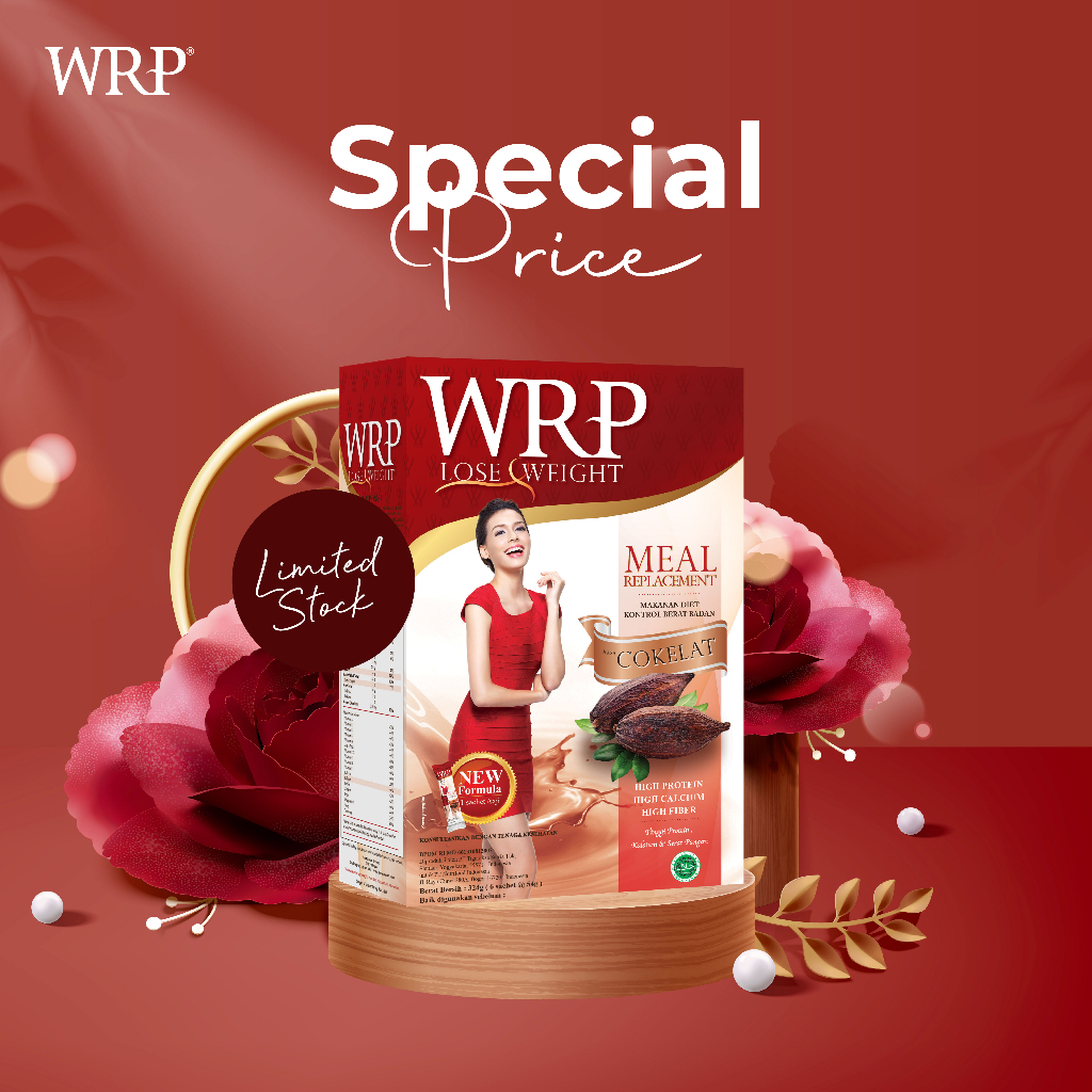 Jual WRP Meal Replacement Lose Weight Coklat Limited Stock WRP Meal