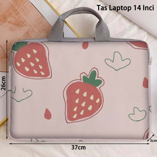 tas laptop 14 inci 15,6 inci banyak motif kesegaran kecil mudah dibawa tas  laptop kapasitas besar