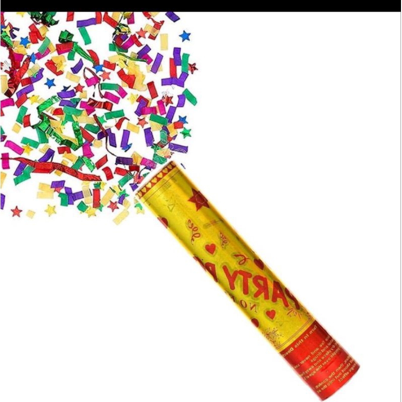Jual party popper/confetti 50cm. starpartypgs Shopee Indonesia