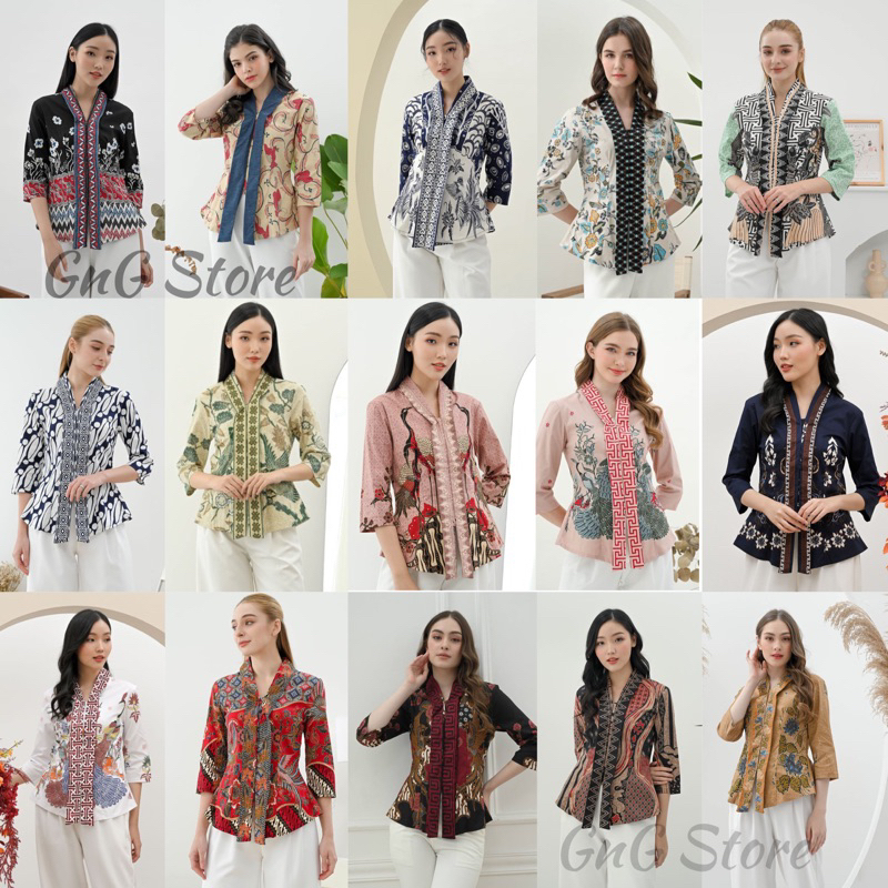 Jual Atasan Batik Wanita 292P Series/ Batik Modern / Baju Lebaran