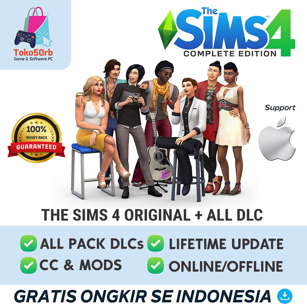 Jual THE SIMS 4 FULL PACK BISA ONLINE Shopee Indonesia