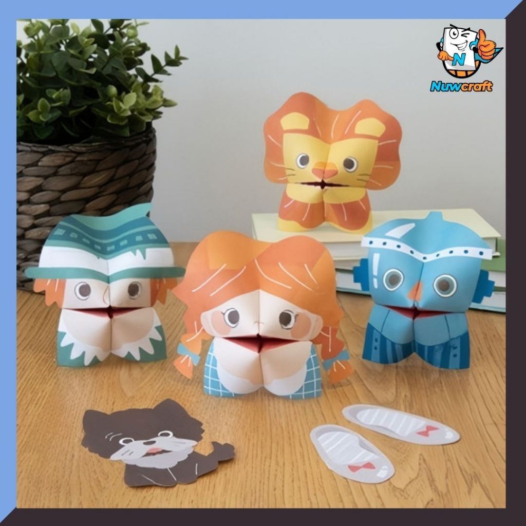 Jual Nuwcraft Paper Fortune Teller Puppet (The Wizard of Oz) papercraft ...