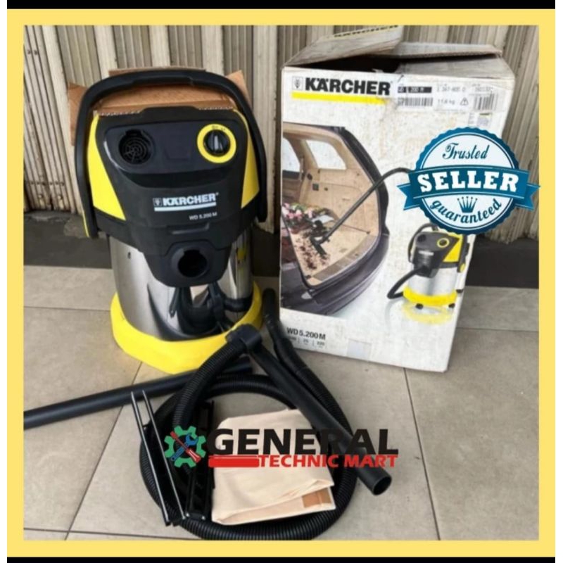 Jual Karcher vacuum cleaner WD 5.200 M made in italy 25 L 1600 watt ...