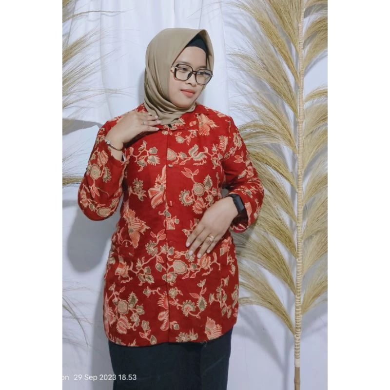 Jual Seragam batik DWP dharma wanita persatuan terbaru lapis furing ...