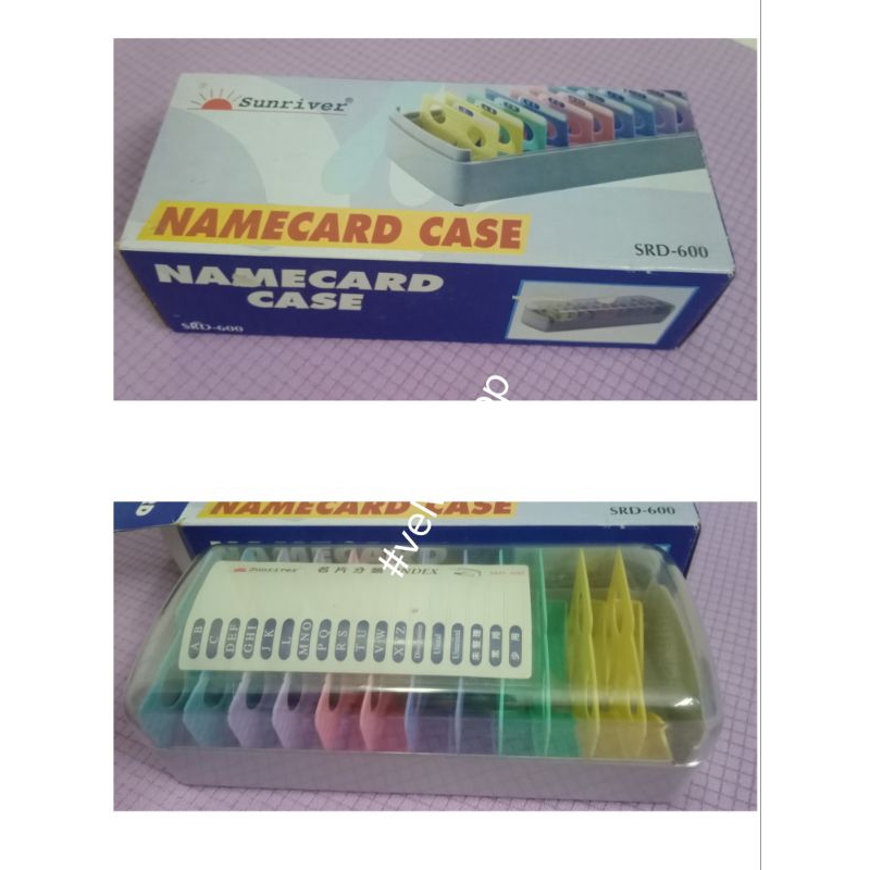 Jual Kotak Kartu Nama Name Card Box Case Container Bersekat ATK ...