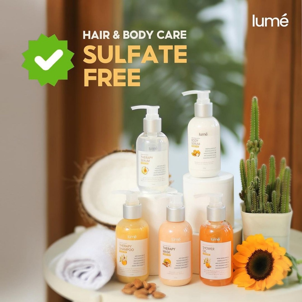 Jual Paket Hemat 5 In 1 Lume Complete Hair & Body Perawatan Tubuh Tidak ...