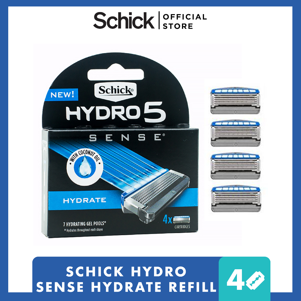 Jual Schick Hydro Sense Alat Cukur Pria Hydrate Refill | Shopee Indonesia