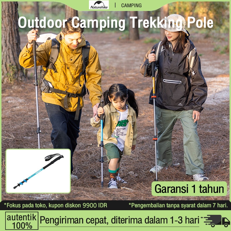 Jual Naturehike Tongkat Trekking Trekking Pole Tracking Pole 3J Alloy
