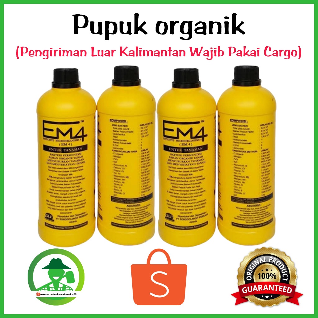 Jual Pupuk Em Pertanian L Shopee Indonesia