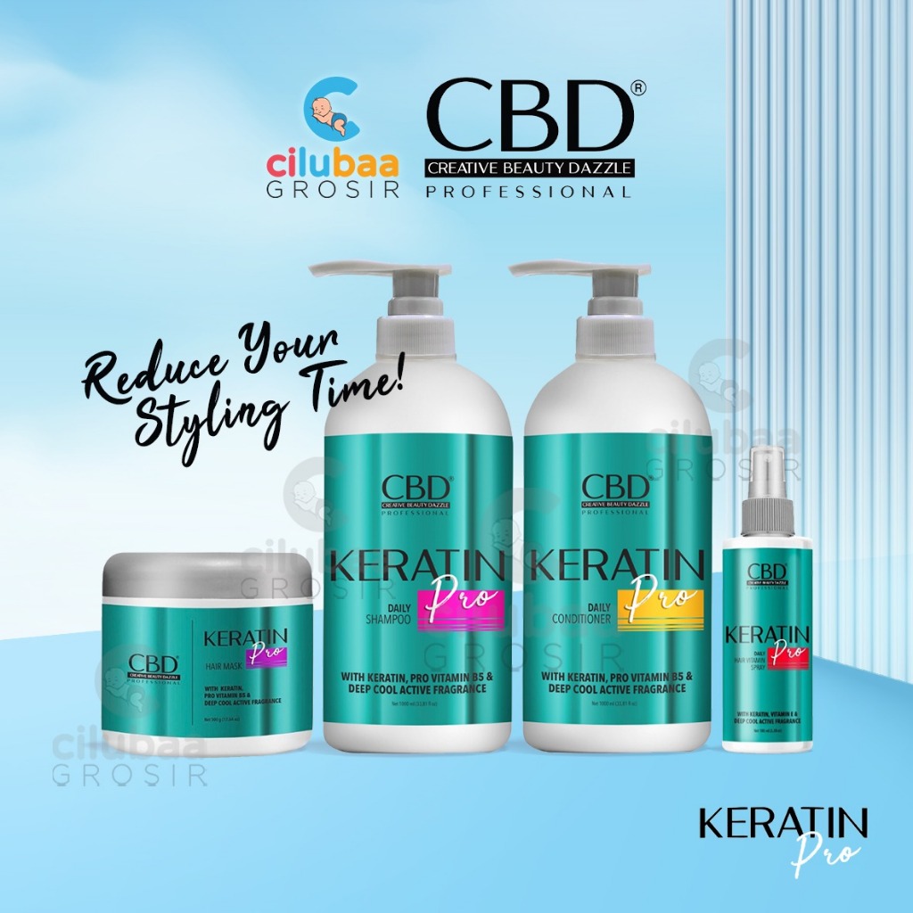 Jual Cbd Professional Keratin Pro Daily Use Hair Mask 500gr Keratin Shampoo 250ml Keratin 0907