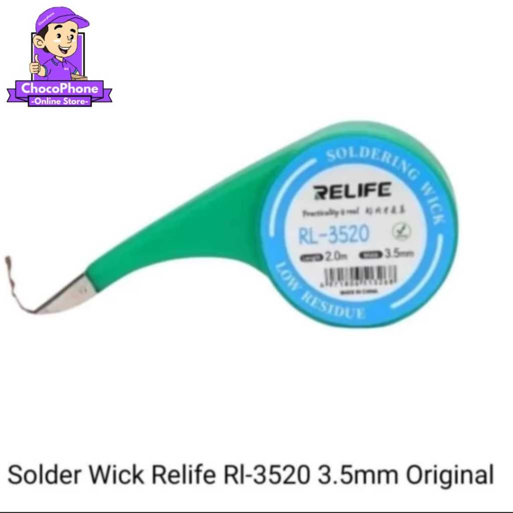 Jual SOLDER WICK RELIFE RL3520 3.5MM ORI Shopee Indonesia