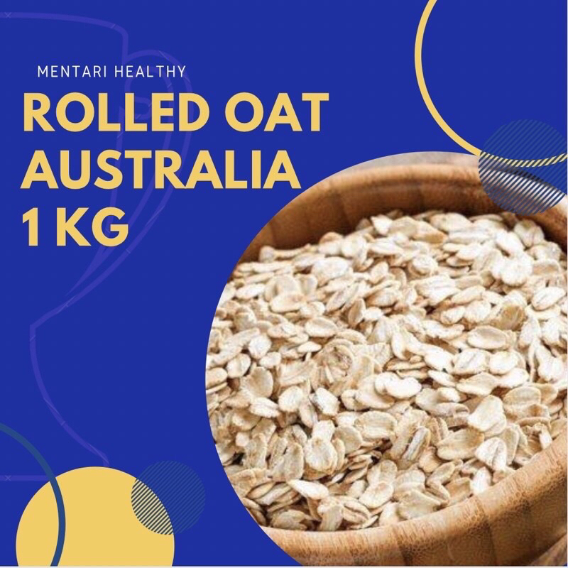 Jual Roasted Rolled Oat 1kg / Rolled Oat Panggang 1kg ORIGINAL Shopee