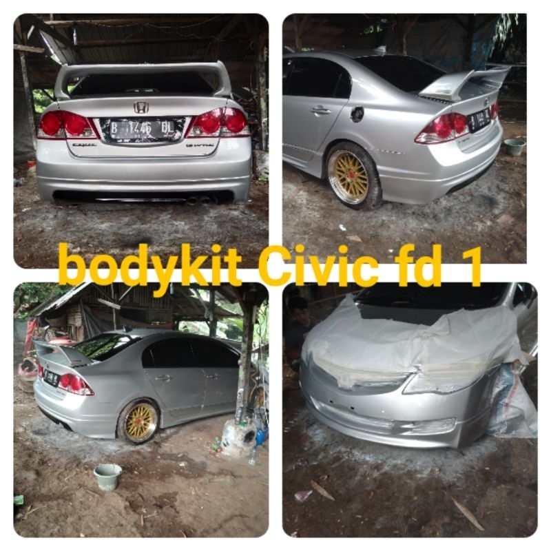 Jual bodykit Honda Civic fd paketan bodykit Civic fd Shopee Indonesia