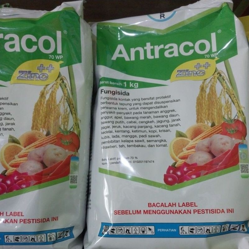 Jual Fungisida Antracol 70 Wp 1 Kg Pengendalian Jamur Tanaman