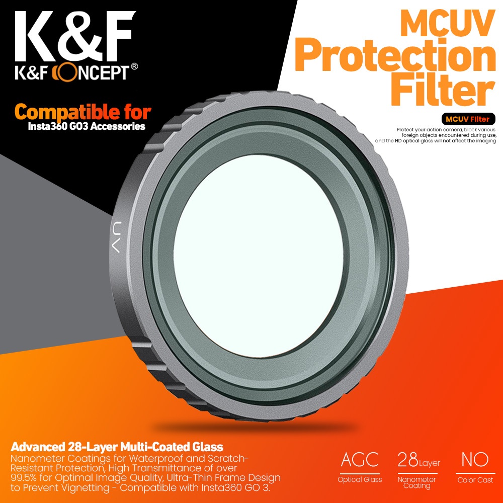 Jual KNF Concept Filter UV for Insta360 GO3 Filter K&F Concept Shopee