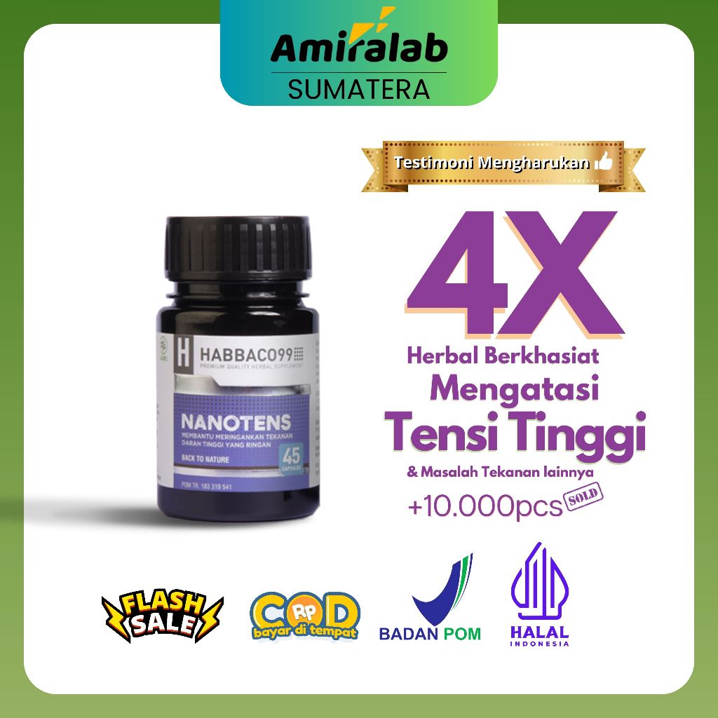 Jual Habbaco99 Nanotens Obat Herbal Tradisonal Membantu Meringankan