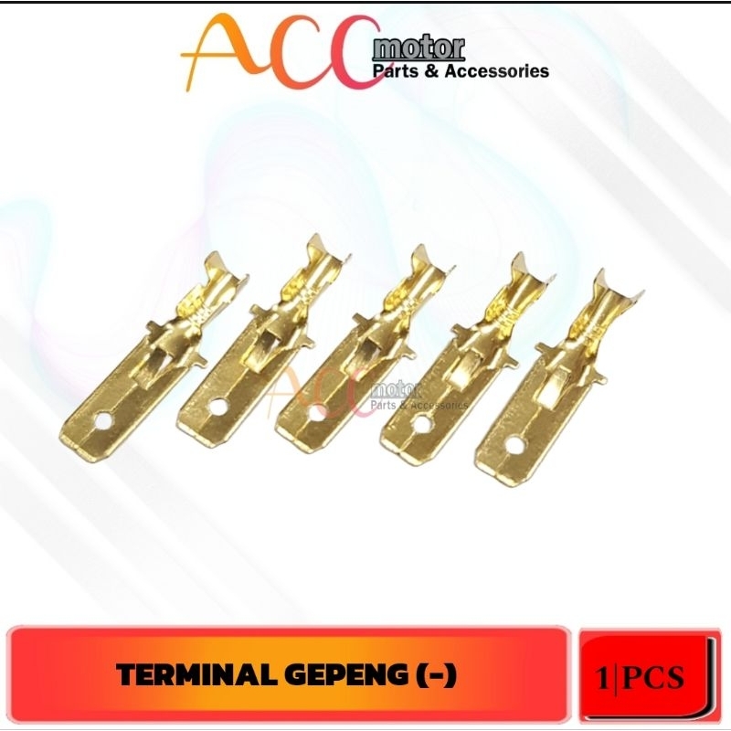 Jual TERMINAL SKUN GEPENG (-) KUNING | Shopee Indonesia