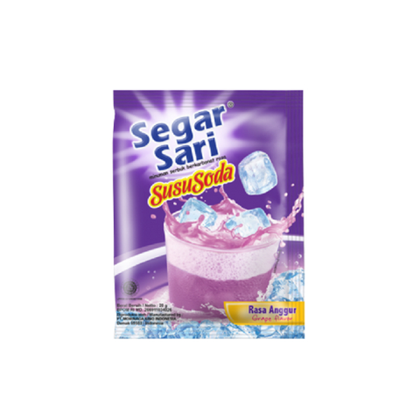 Jual Segar Sari Susu Soda Anggur 20g Shopee Indonesia