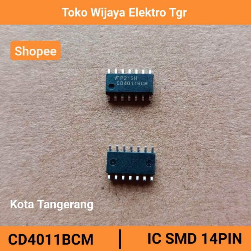 Jual Mesin Las Sparepart | CD4011BCM Smd 14 Pin | Shopee Indonesia