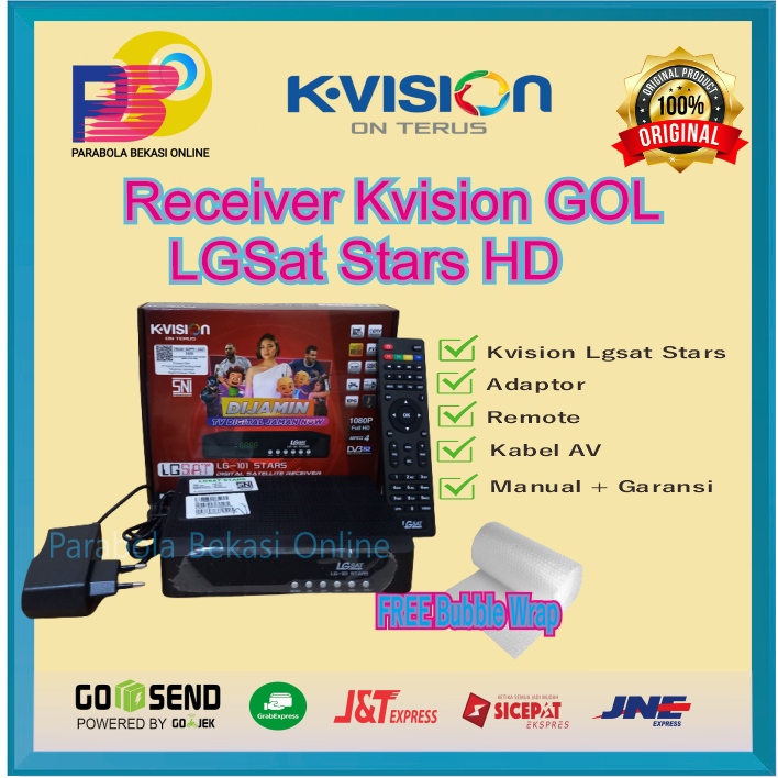 Jual Receiver Kvision GOL LGSat Stars HD | Shopee Indonesia