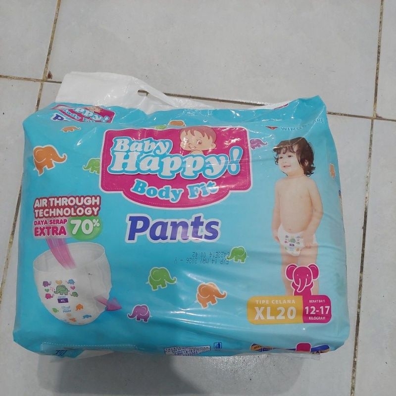 Jual Baby Happy Pants Popok Bayi Ukuran M, L, XL, XXL (isi banyak