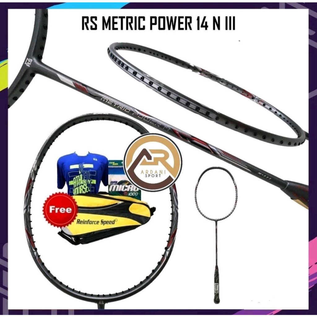 Jual Raket RS Metric Power N 14 III Original 100% | Shopee Indonesia