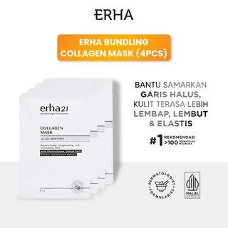 ERHA Collagen Mask 4 pcs - Masker Kolagen Anti Aging & Pencerah