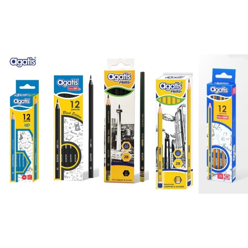 Jual Agatis Pensil 2B (1 lusin) | Shopee Indonesia