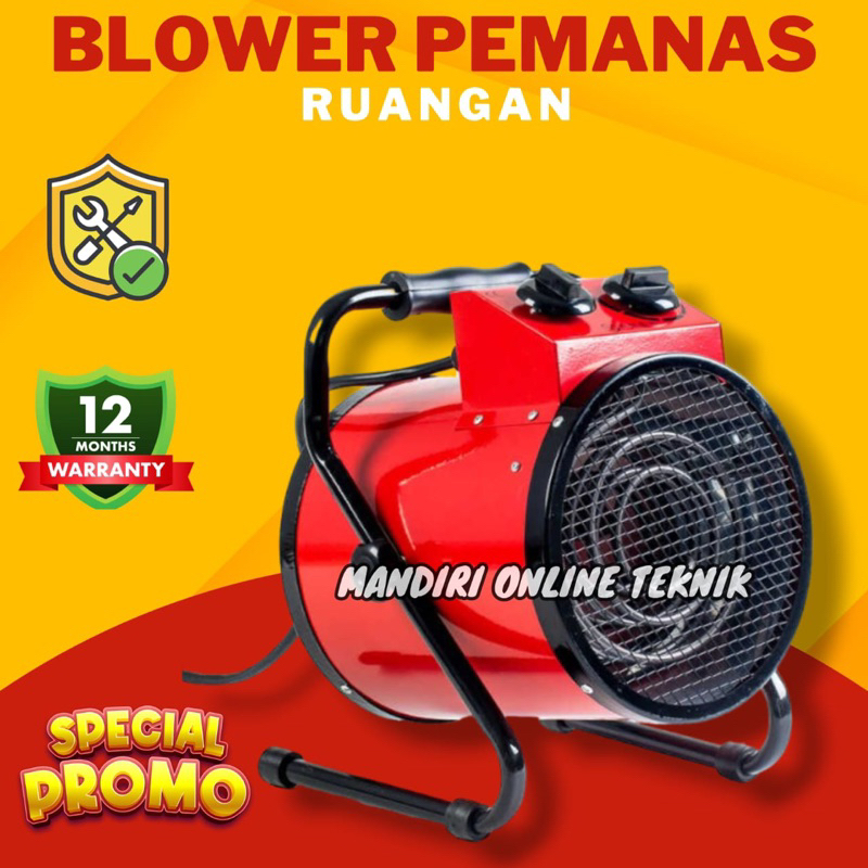 Jual Blower Pemanas Ruangan Heater Kw Blower Pemanas Ruangan Kw V Ph Shopee Indonesia