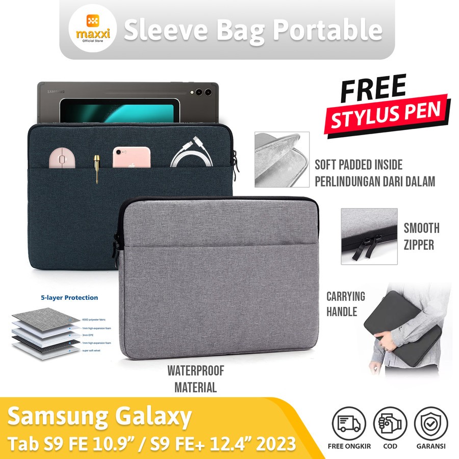 Jual Case Samsung Tab S9 S9 FE Plus Ultra 10.9 11 12.4 14.6 inch Tas ...