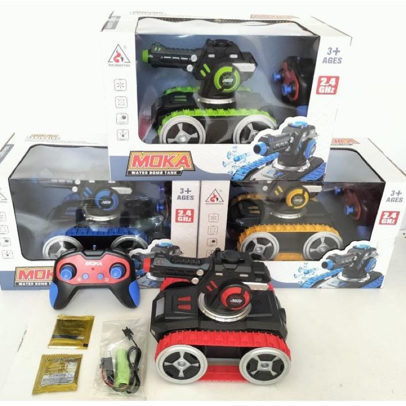 Jual MAINAN RC SHOOTING WATER BULLET WITH REMOTE BATTLE TANK | Shopee ...