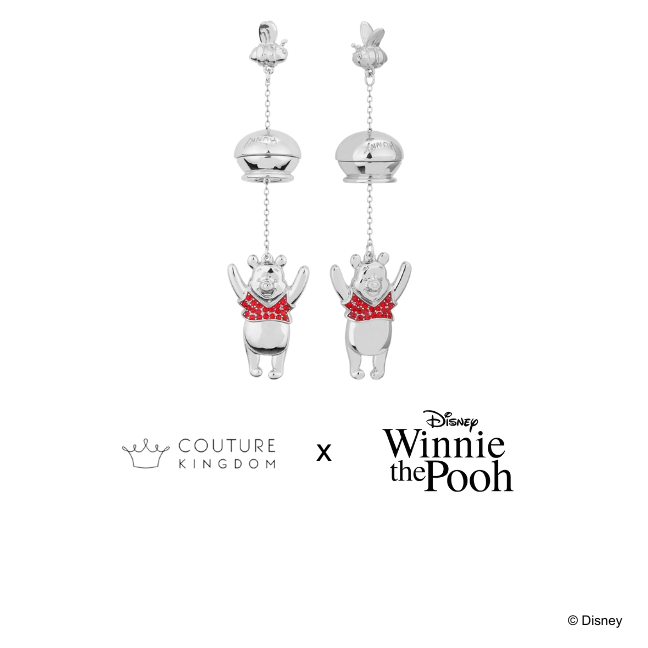 Jual Couture Kingdom X Disney Anting Drop Winnie HoneyPot Earrings