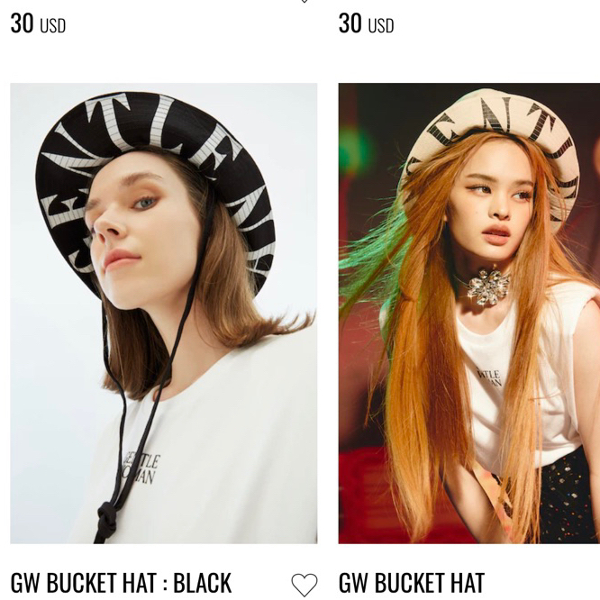 Jual GW BUCKET HAT ORIGINAL 100%| GENTLE WOMAN | Shopee Indonesia