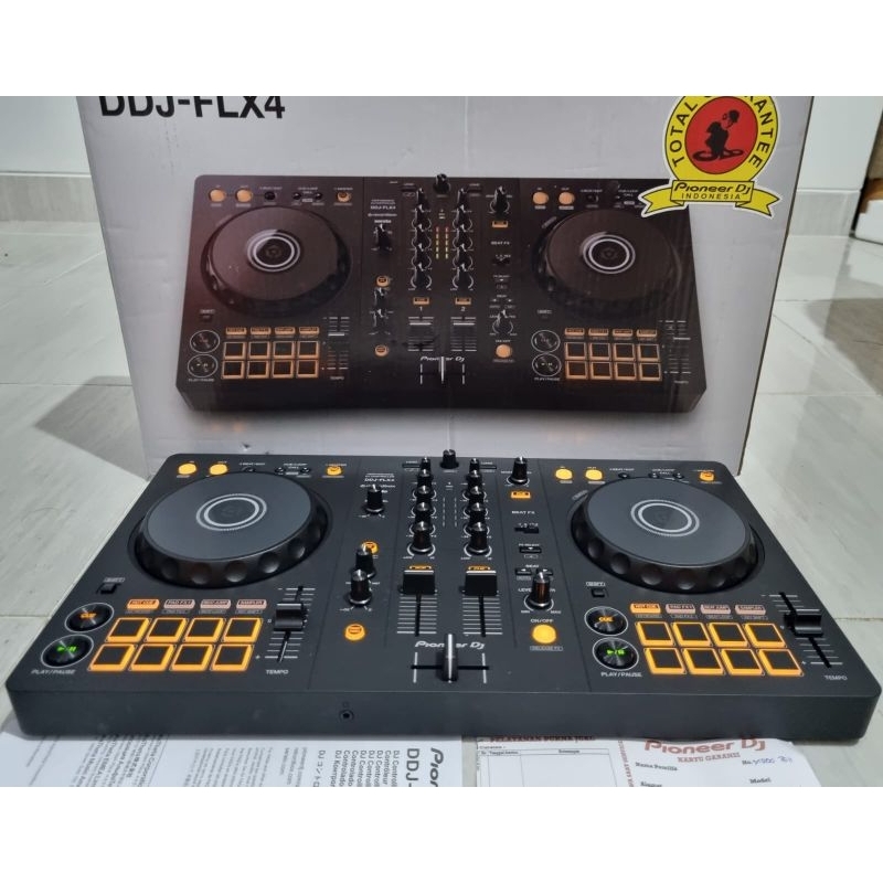 Jual Alat DJ Pioneer DDJ FLX4 GARANSI AUG 2024 Fullset Rekordbox DJ ...