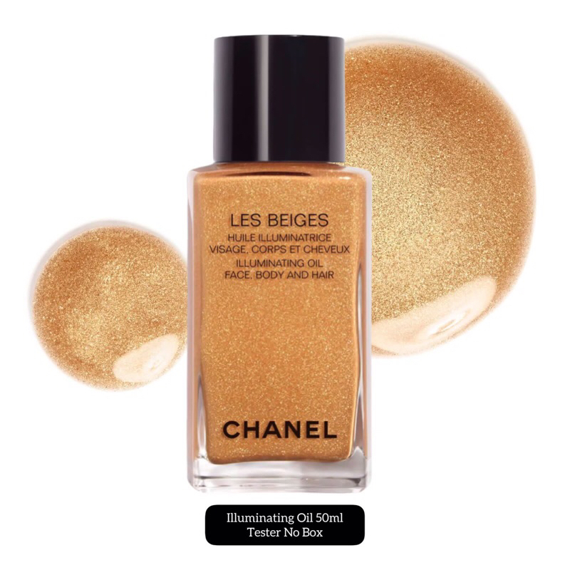 Jual Chanel Les Beiges Illuminating Oil Face, Body , and Hair 50ml Tester No Box Shopee