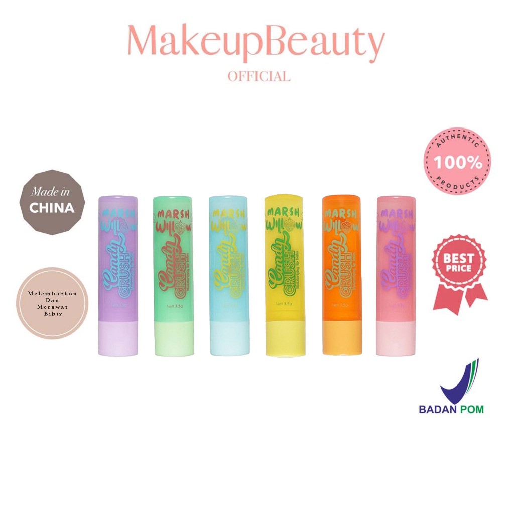 Jual MARSHWILLOW Lip Balm Candy Crush by Natasha Wilona Pelembab
