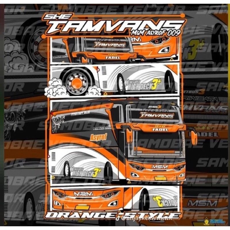 Jual stiker bus isi 22 tebal anti air | Shopee Indonesia