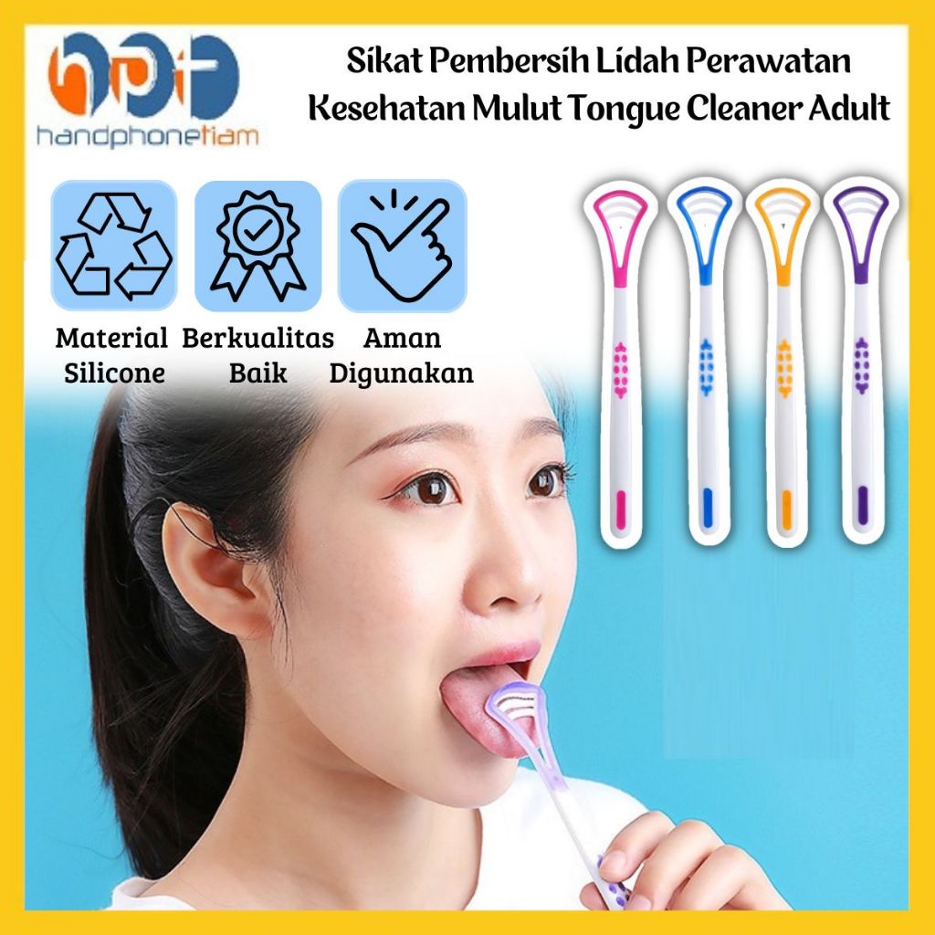 Jual Sikat Pembersih Lidah/Perawatan Kesehatan Mulut Penghilang Bau