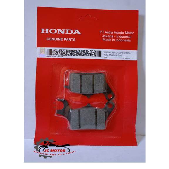 Jual Ahm Kampas Rem Cakram Depan Kvb Brake Shoe Beat Scoopy Vario Shopee Indonesia