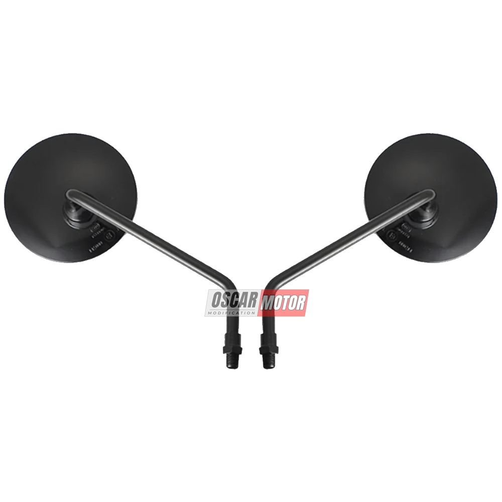 Jual SPION BULAT KLASIK CEMBUNG TANGKAI X1 VESPA MINI CHROME BLACK MATH ...