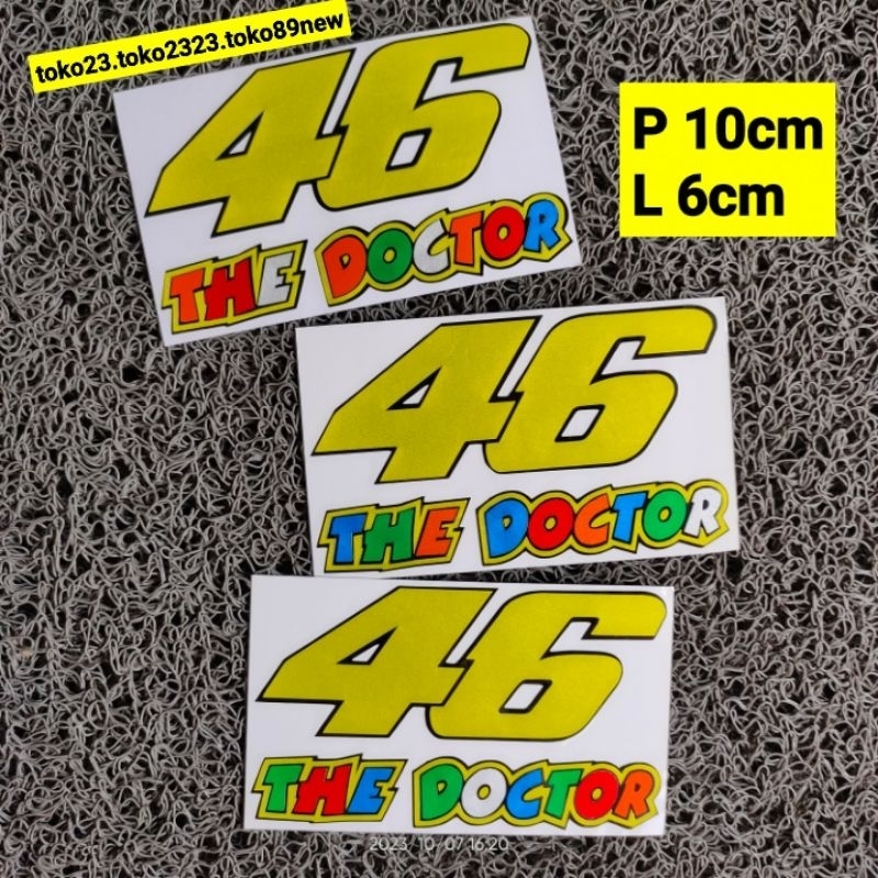 Jual stiker cutting motor 46 the doctor stiker balap | Shopee Indonesia