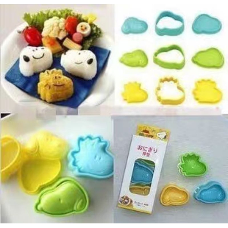Jual CETAKAN BENTO NASI ROTI SNOOPY SET | Shopee Indonesia