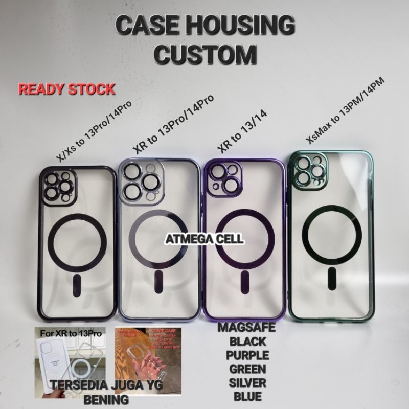 Jual SILIKON SOFTCASE CASE MAGSAFE HOUSING CUSTOM XR X XS XS MAX XR TO ...