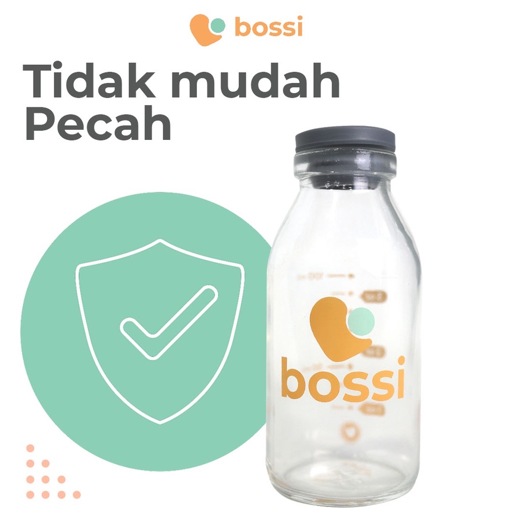 Jual Bossi Botol Kaca Asi 50ml & 100ml Satuan | Vita Flow Botol Asi ...