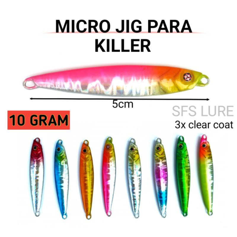 Jual Micro Jig 10gram Micro Jig Para Umpan Pancing Micro Jig Umpan