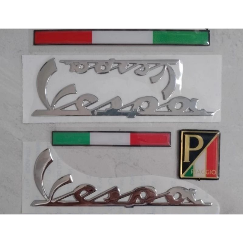 Jual Emblem Tulisan Vespa Buat Motor Listrik Zuzu Green Tech Uwinfly T T S T Pro Exotic