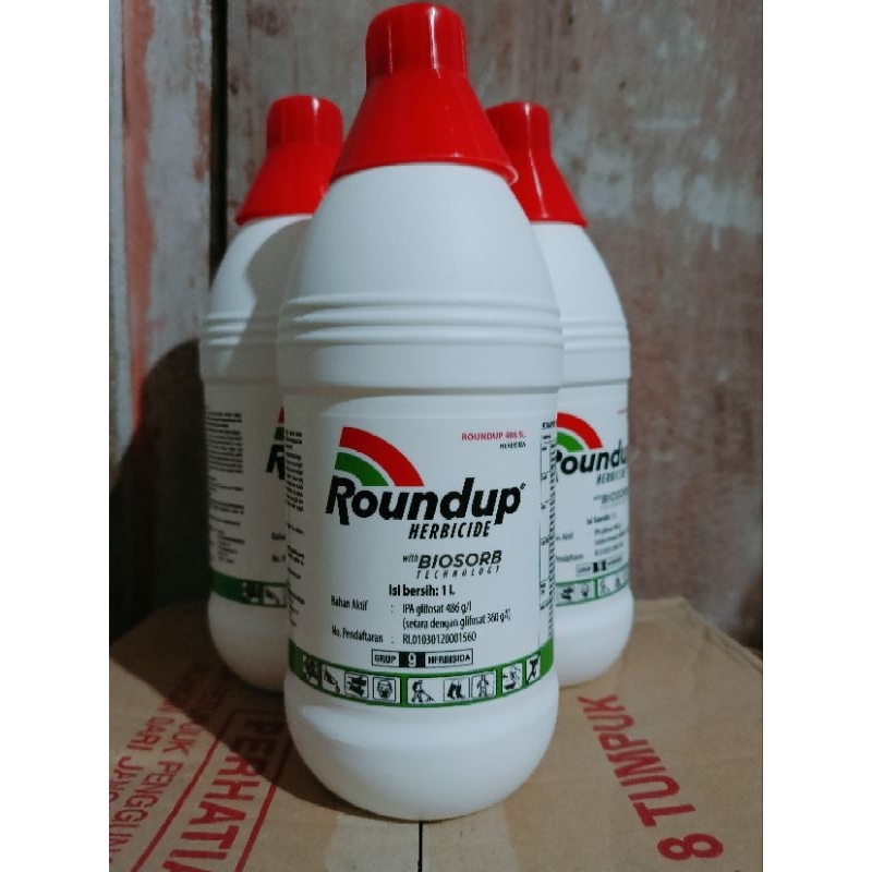 Jual Herbisida ROUNDUP 486 SL 1 LITER Pembasmi Rumput Liar | Shopee ...