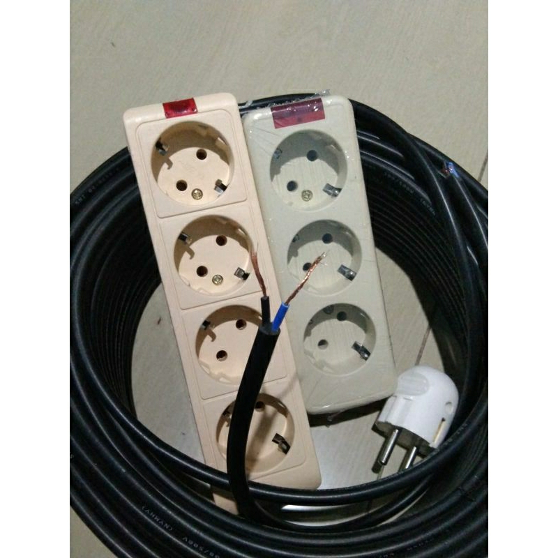 Jual Stop Kontak Olor Rakitan Arde SNI 3Lubang Panjang Kabel 15Meter 2× ...